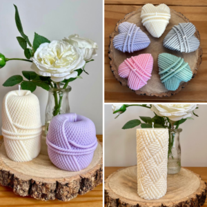 Wool / Yarn Shaped Candles