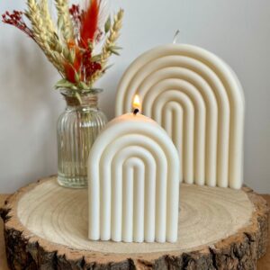 Chunky Arch Shaped Candle