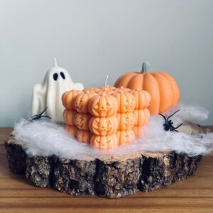 Pumpkins Bubble Candle