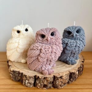 Owl Candle