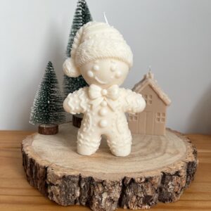 Gingerbread Man Candle
