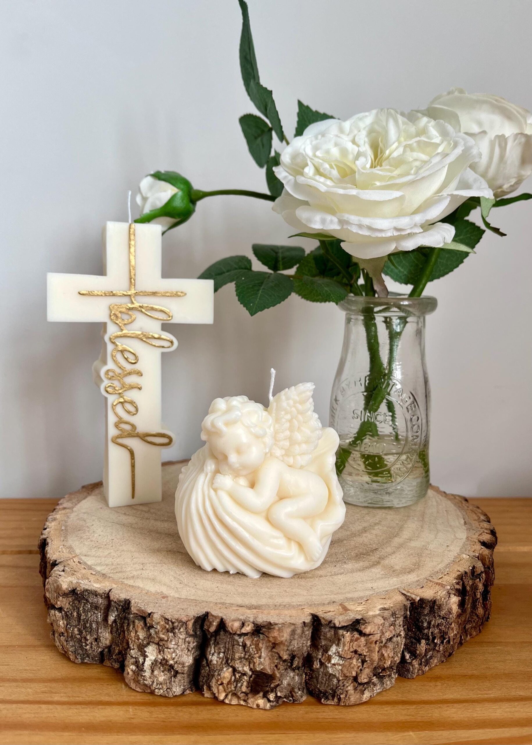 Sleeping Cherub Candle