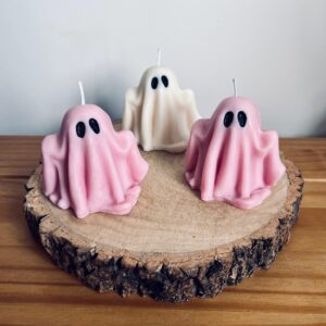 Pink Ghost Candle