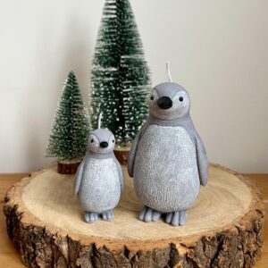 Penguin Candle Set of Two