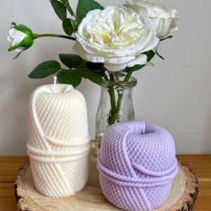 Wool Ball Candle