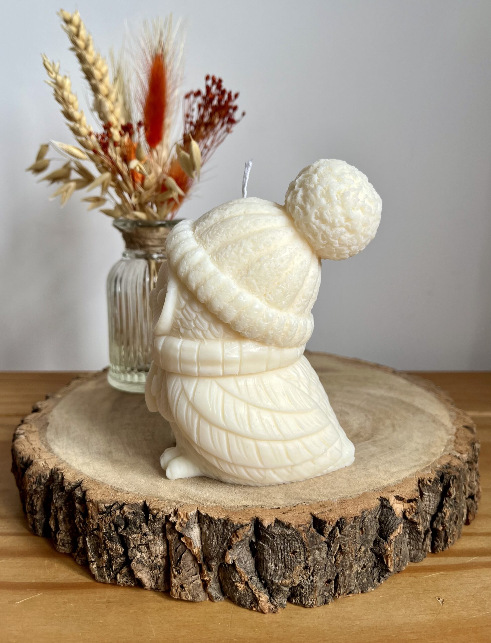 Winter Owl Candle - Image 4