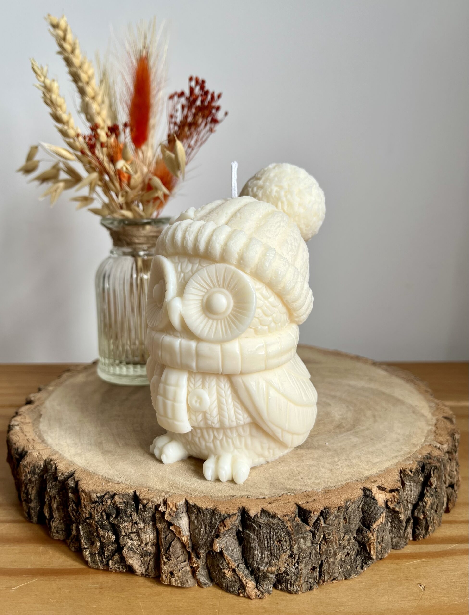 Winter Owl Candle - Image 3