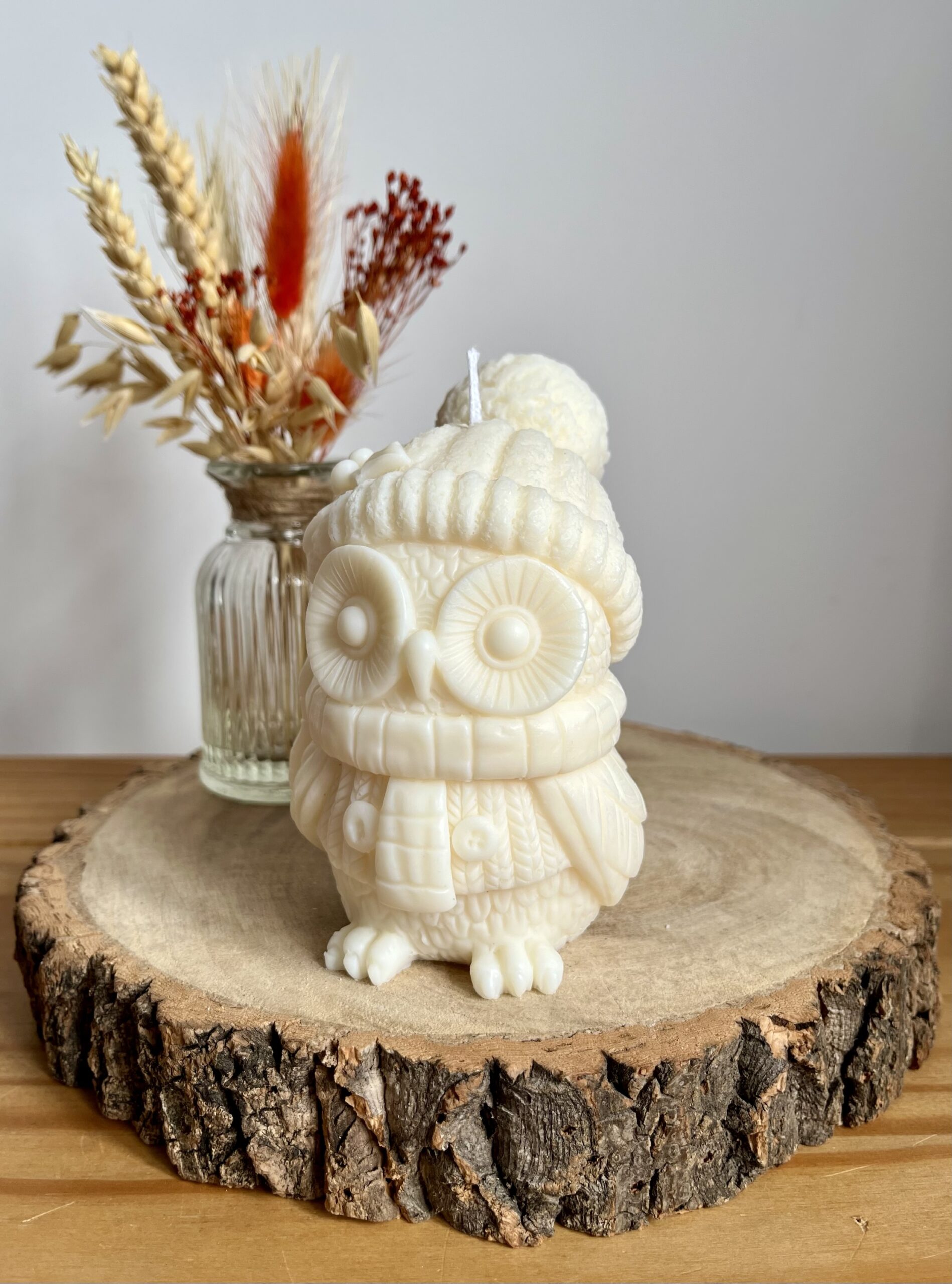 Winter Owl Candle - Image 2