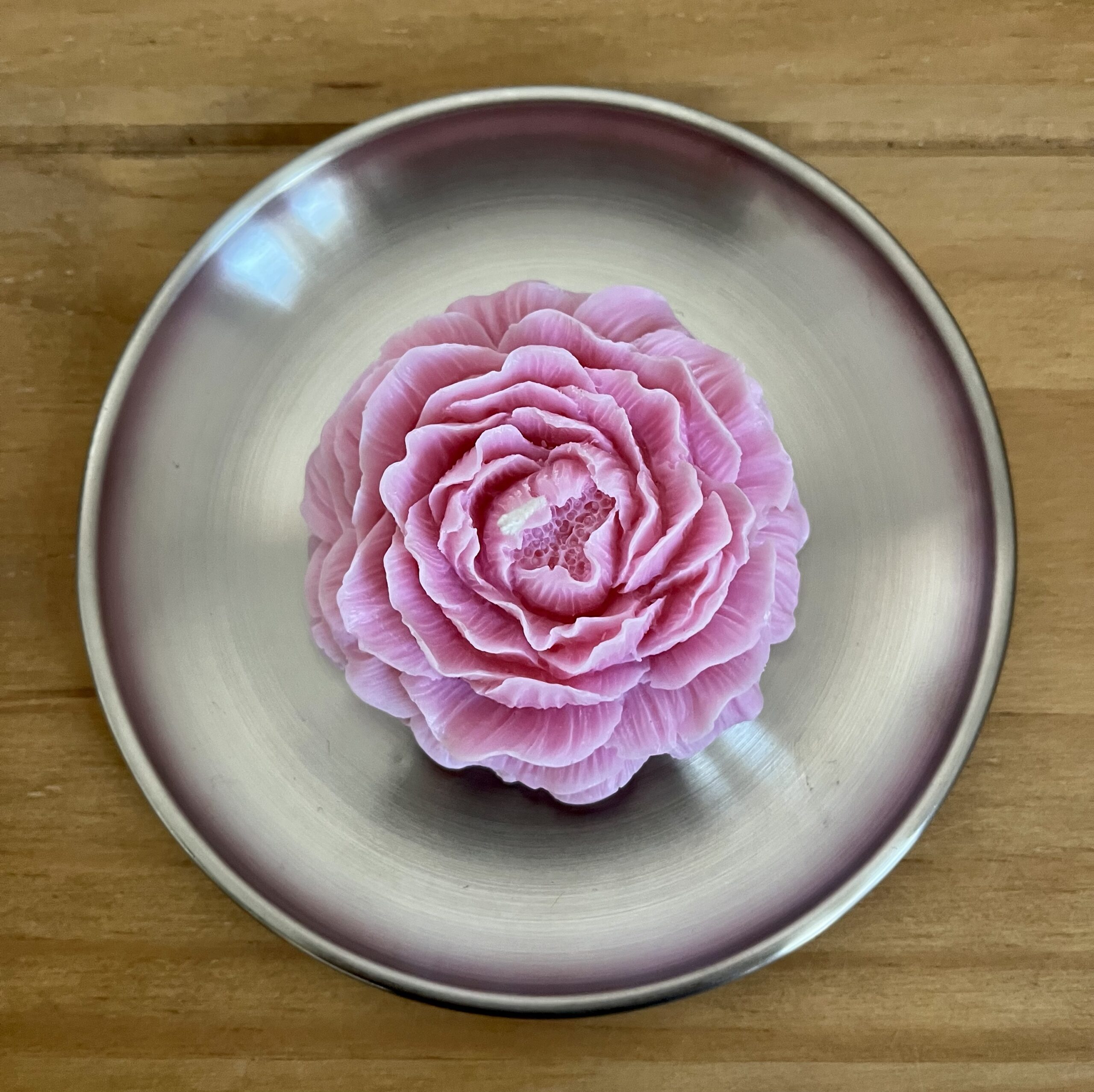 Peony Flower Candle - Image 3