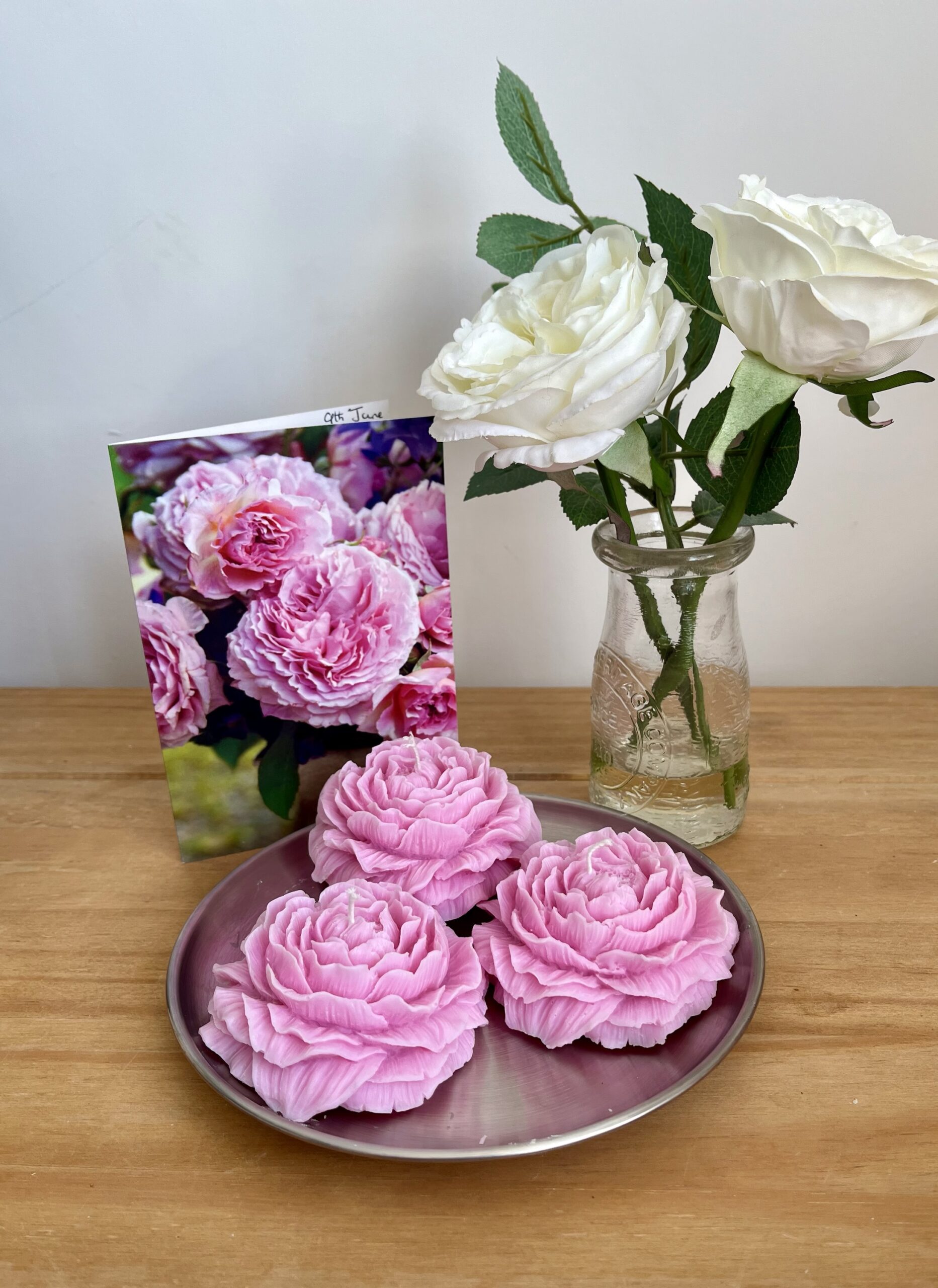 Peony Flower Candle - Image 2