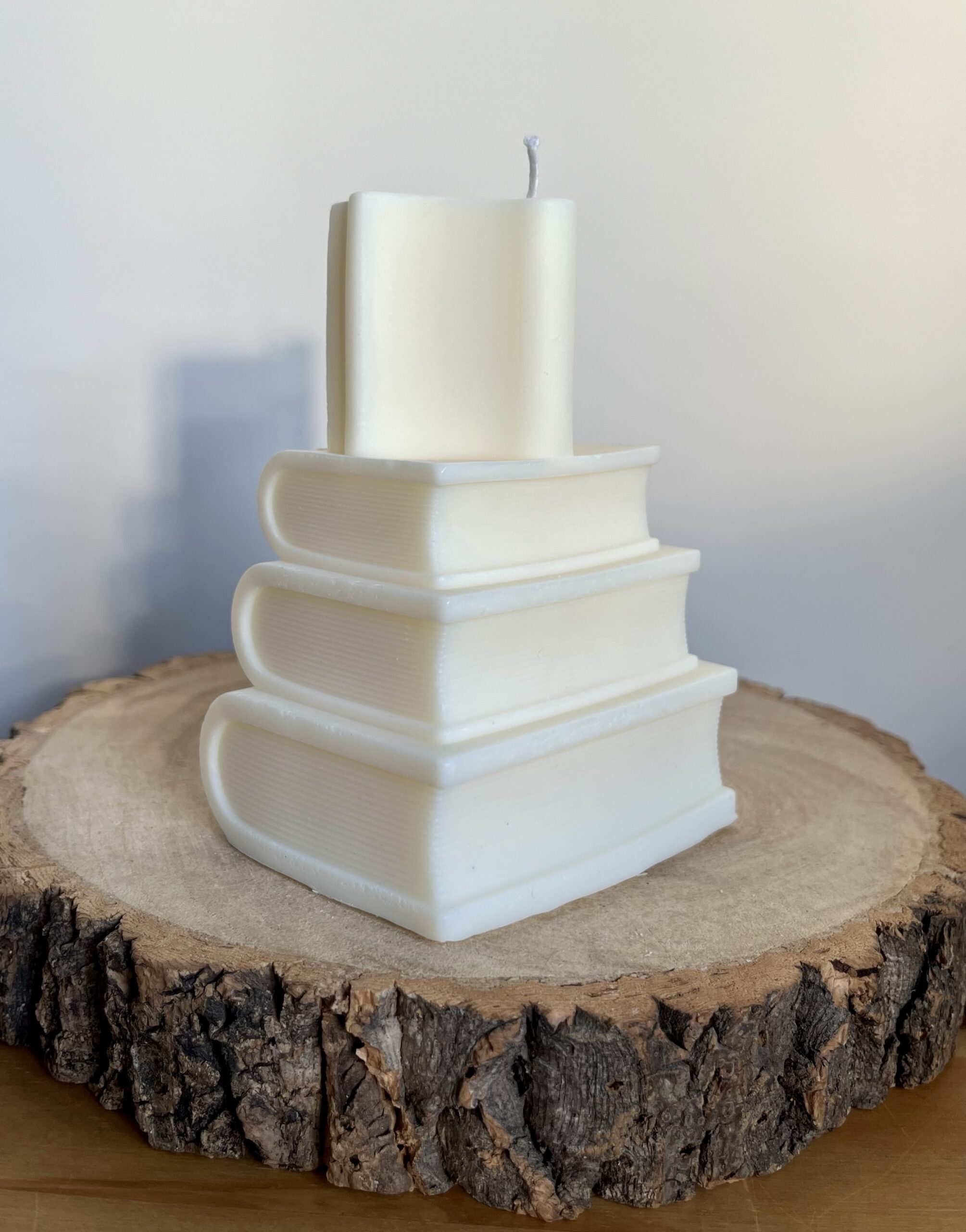 Book Stack Candle - Image 6