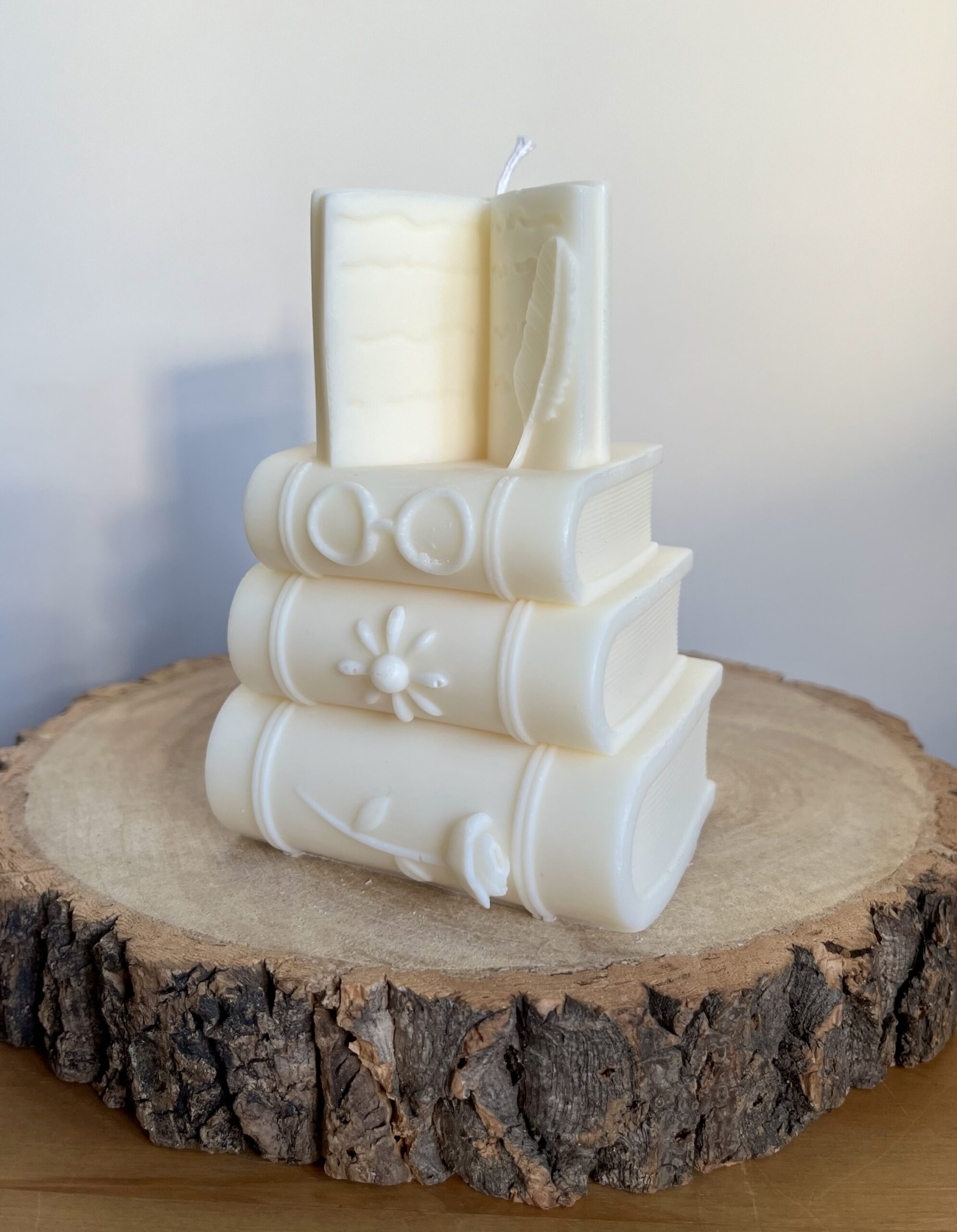 Book Stack Candle - Image 11