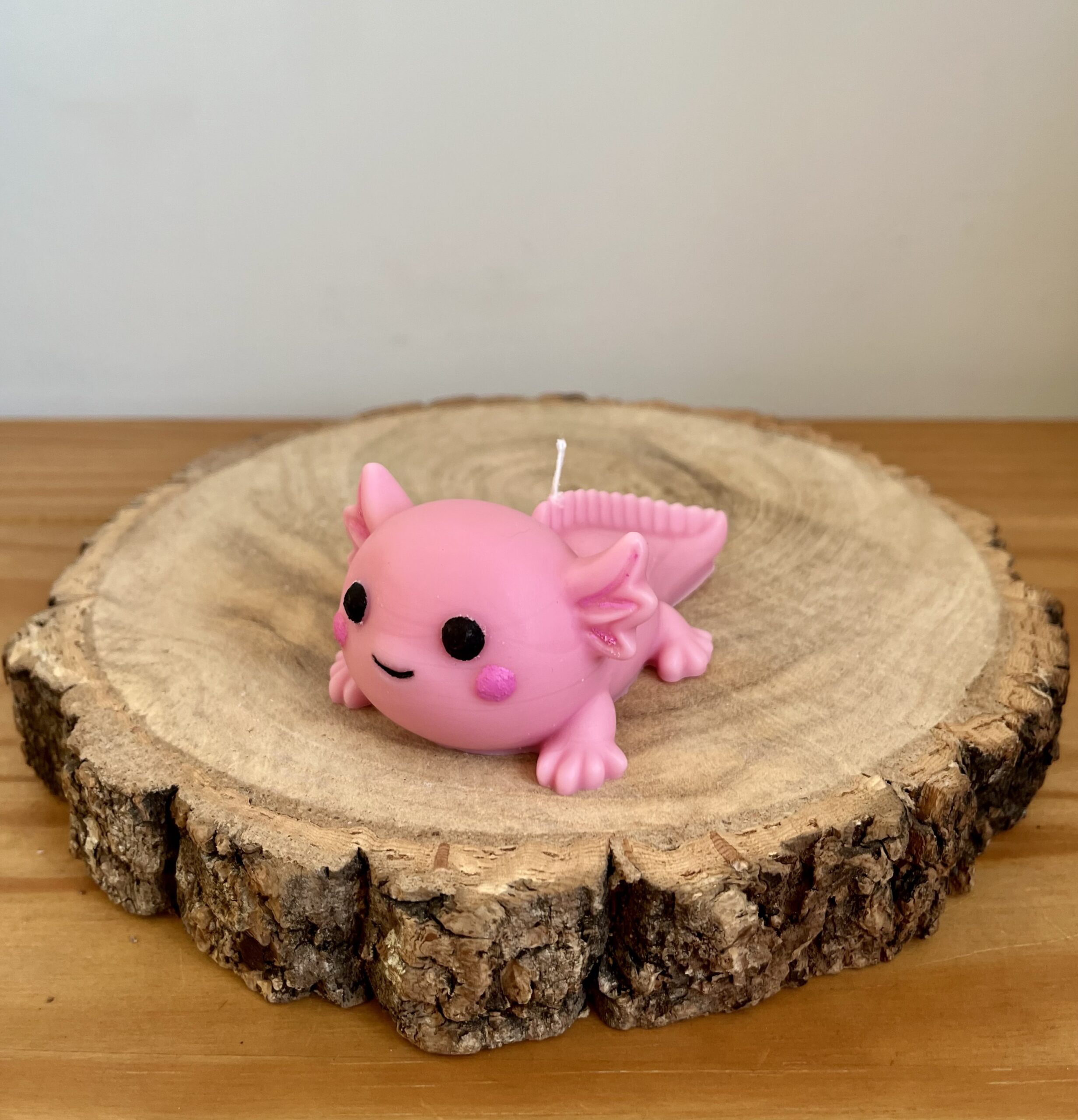 Pink Axolotl Candle - Image 4