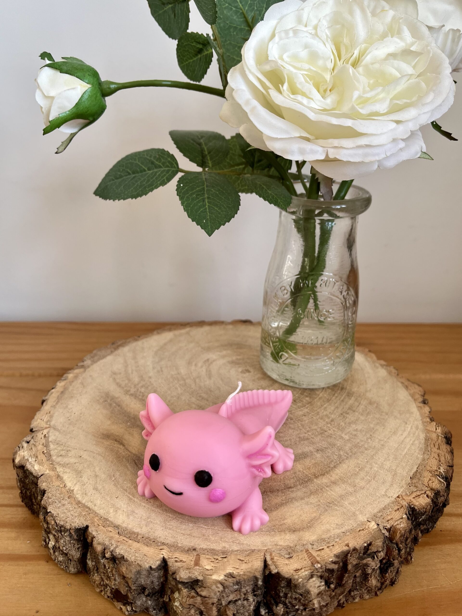 Pink Axolotl Candle - Image 5