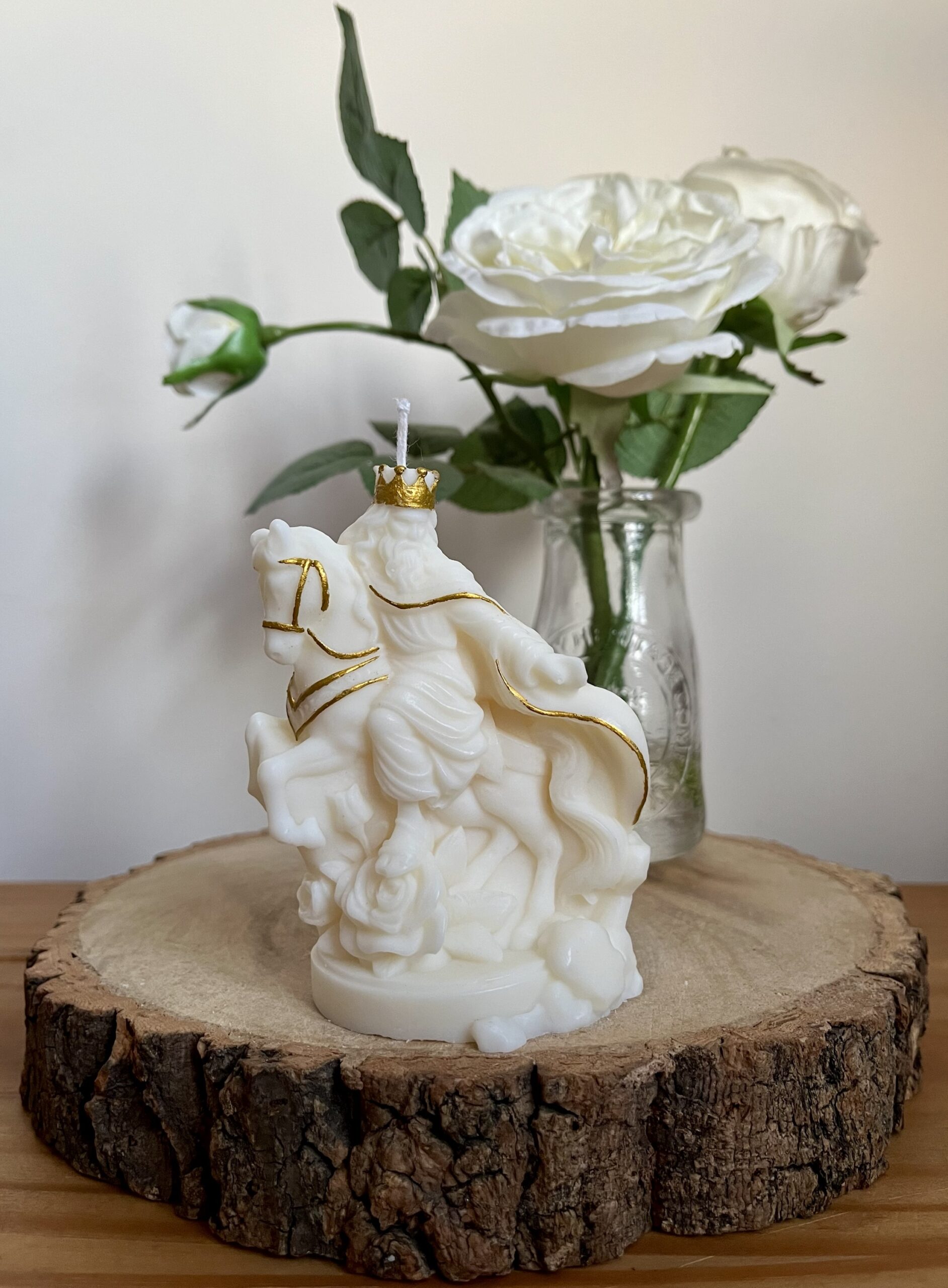 King on Horseback Candle - Image 2