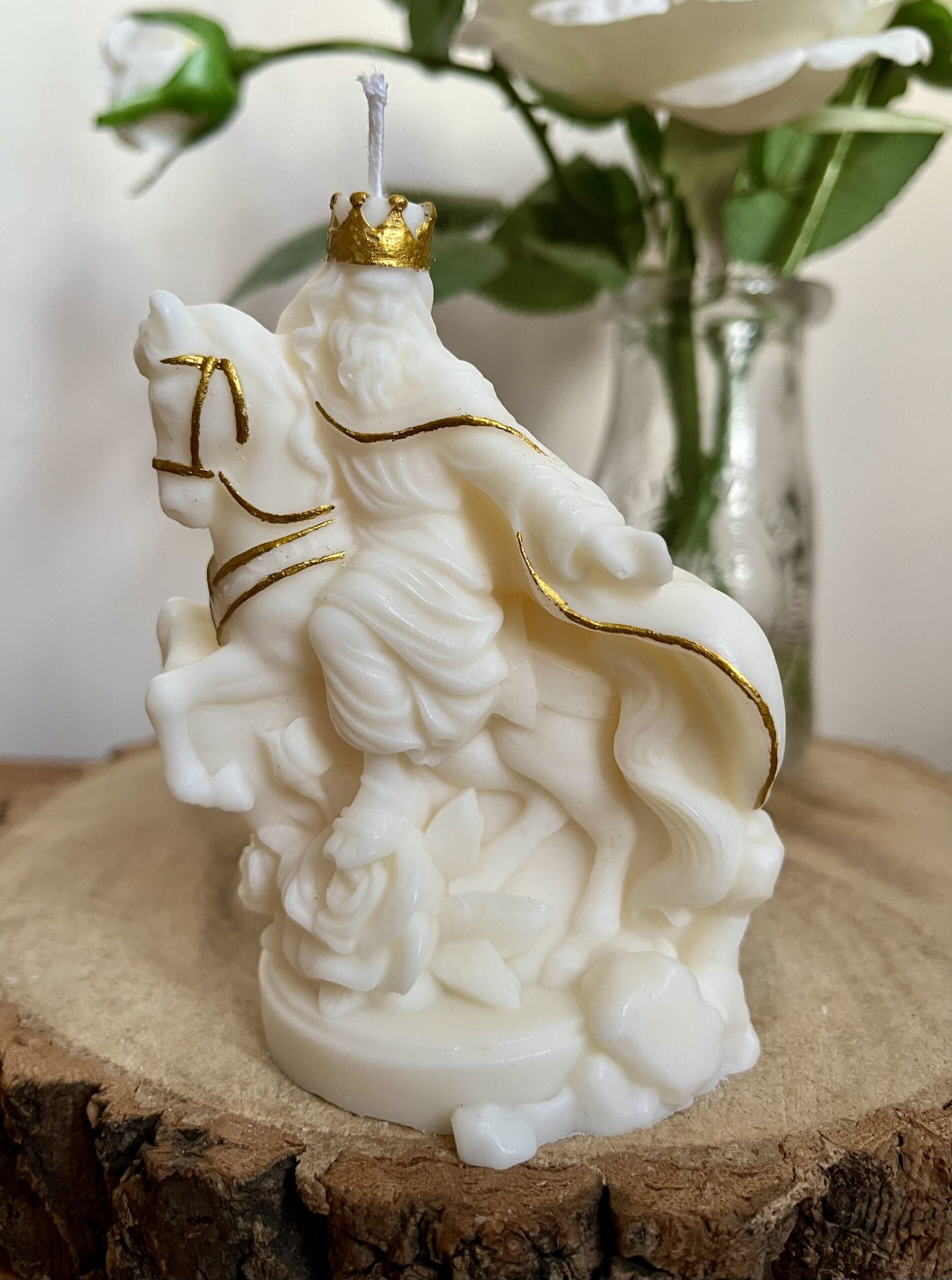 King on Horseback Candle - Image 3