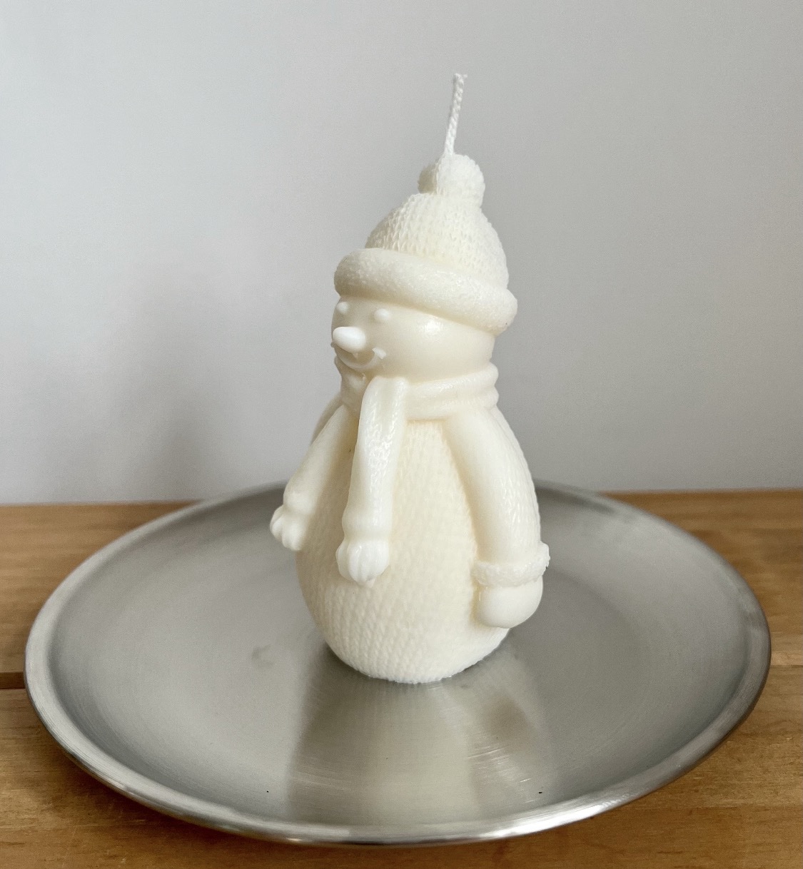 Snowman Shaped Candle - Image 4