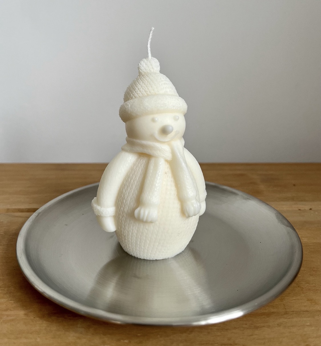 Snowman Shaped Candle - Image 3