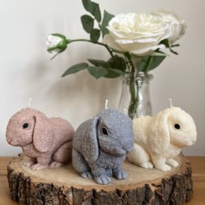 Lop Eared Rabbit Candle