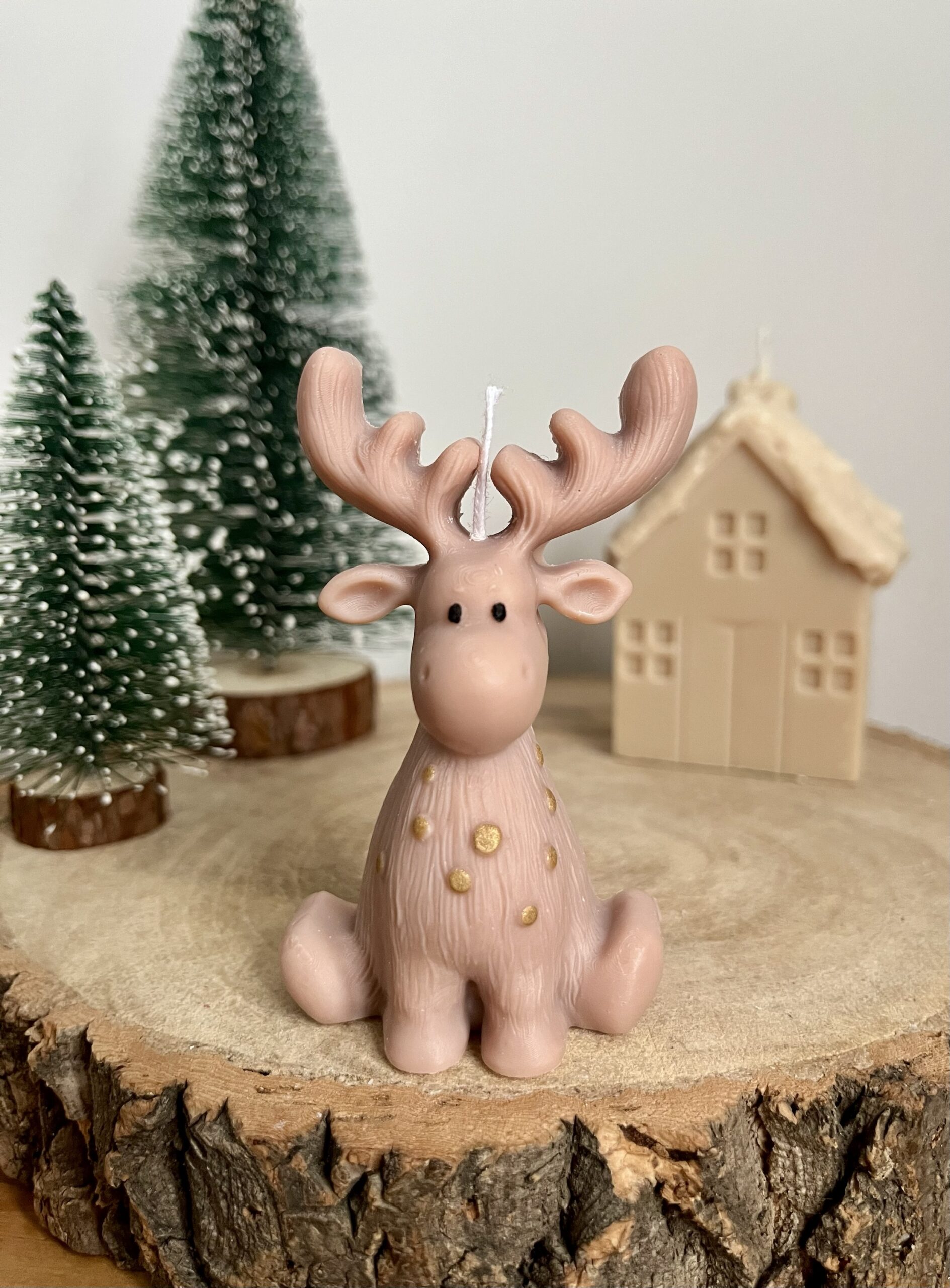 Reindeer Candle