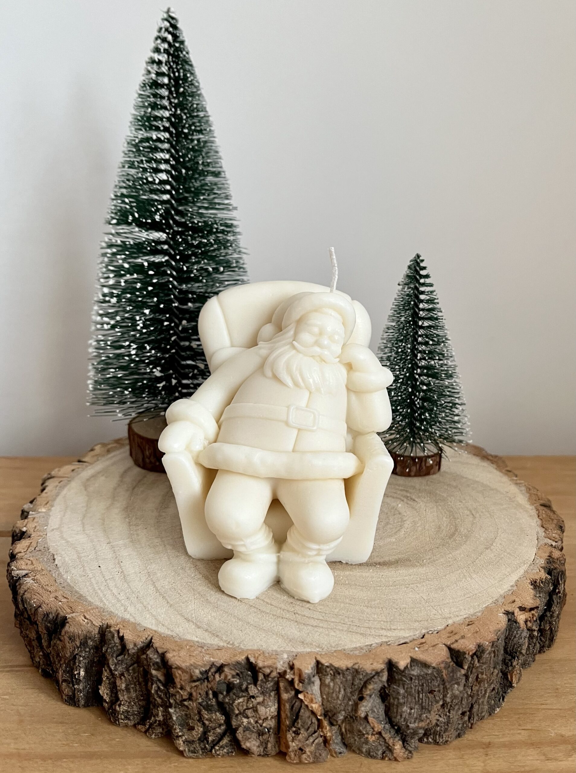 Sleeping Santa Candle - Image 5