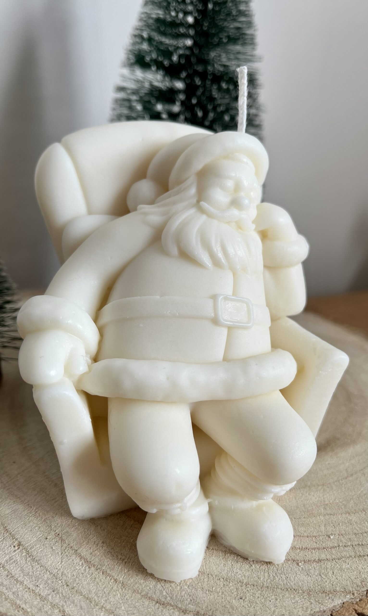 Sleeping Santa Candle - Image 4