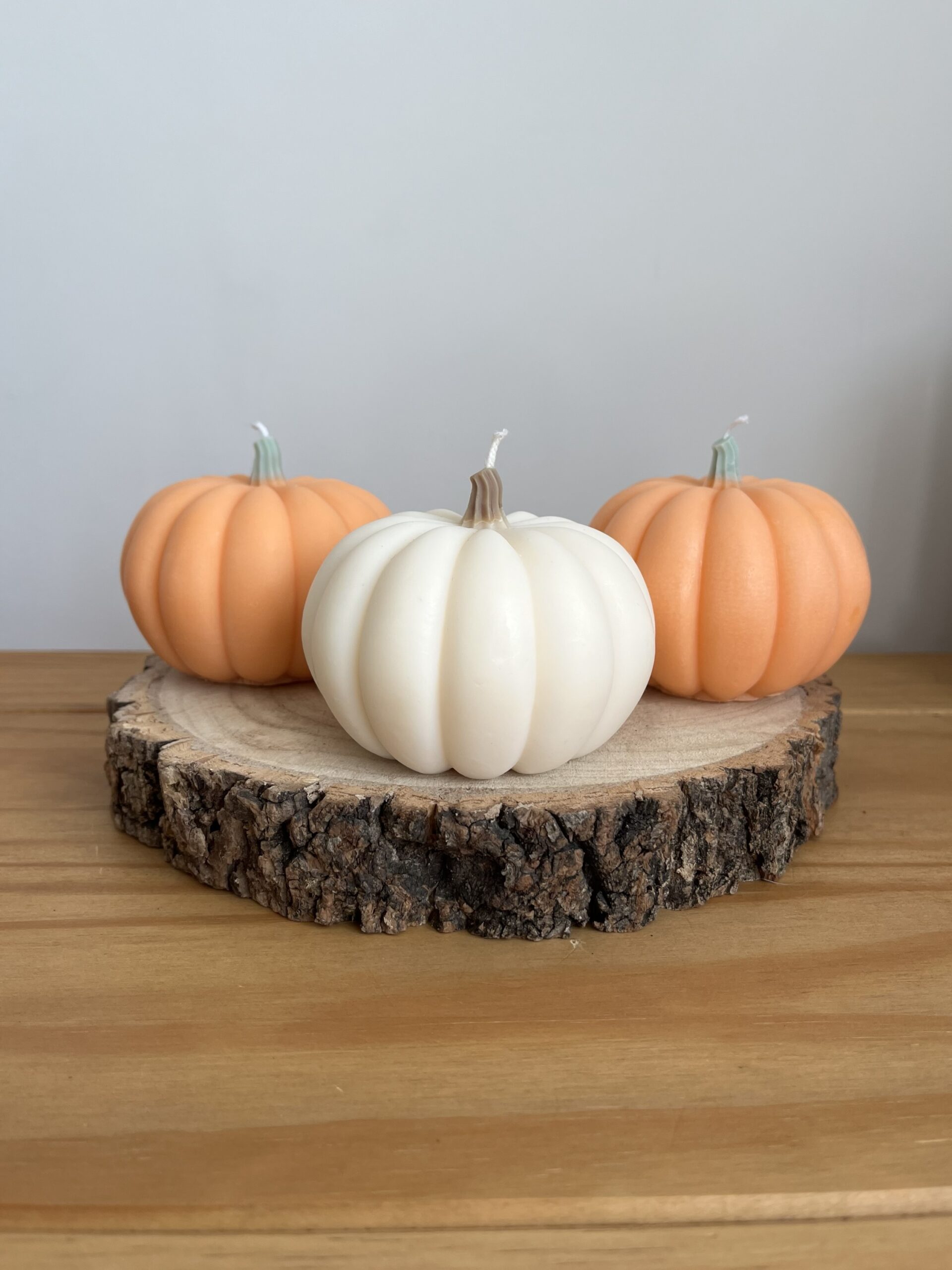 Pumpkin Shaped Pillar Candle - Image 5