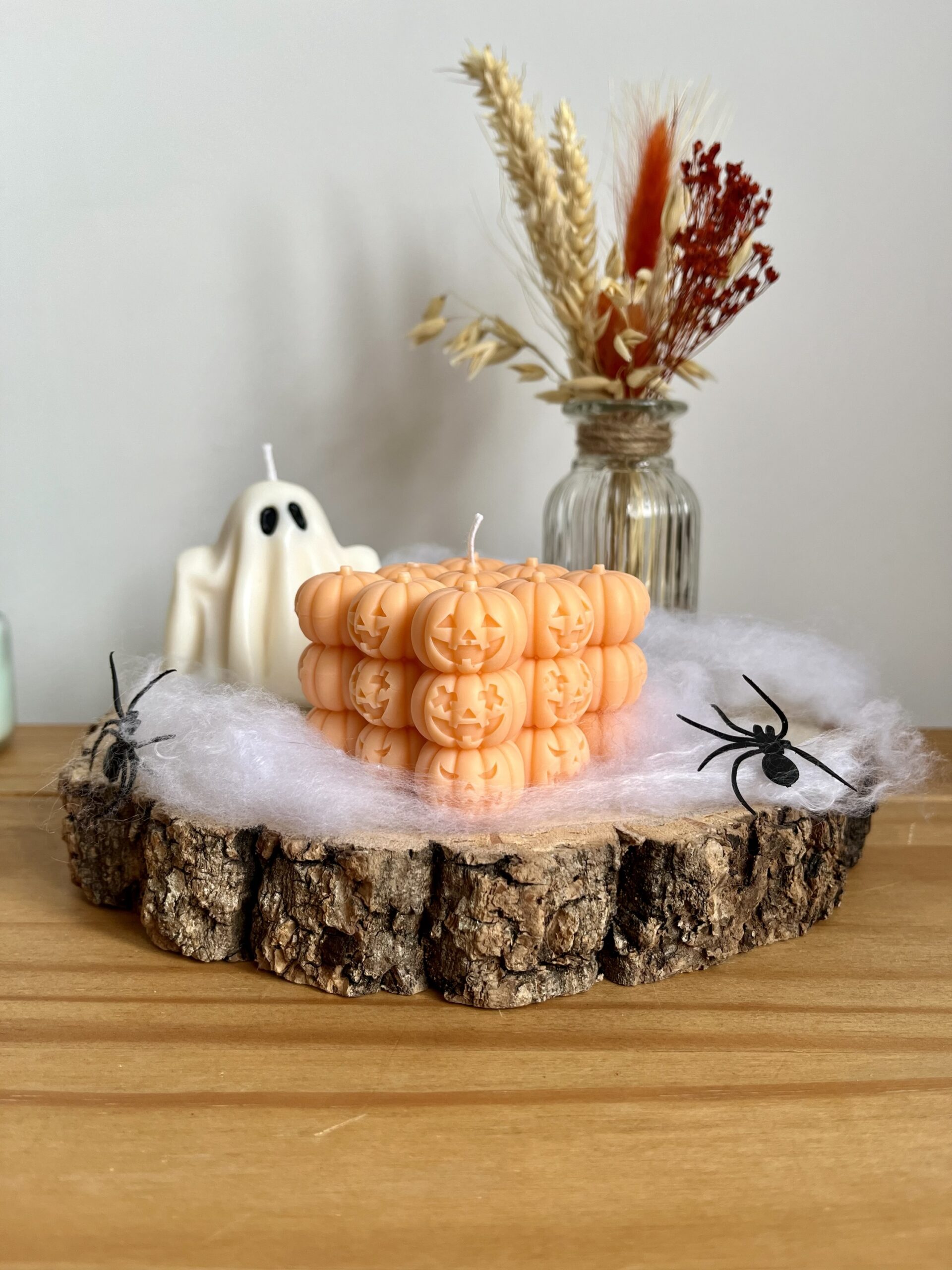 Pumpkins Bubble Candle - Image 2