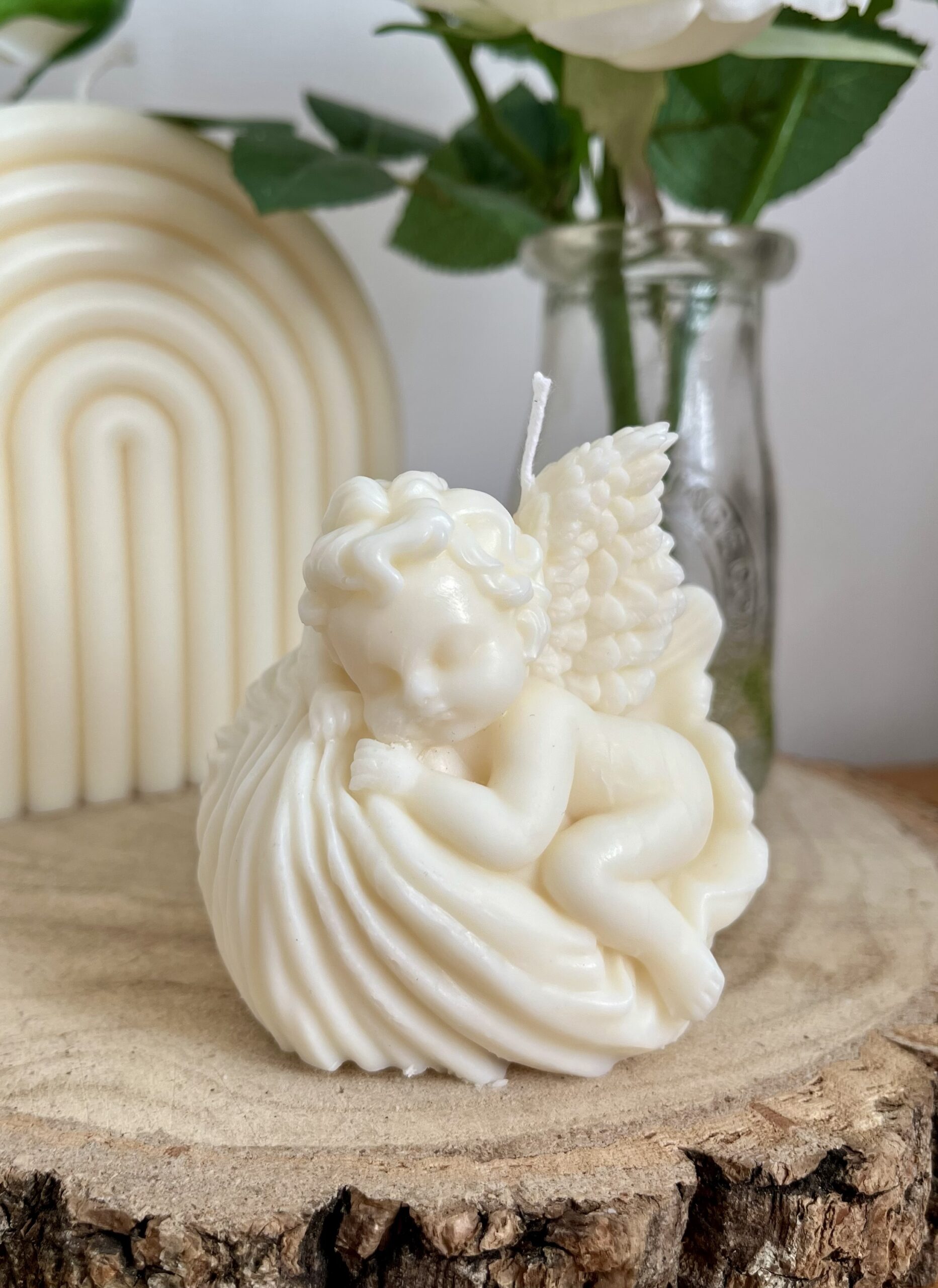 Sleeping Cherub Candle - Image 2