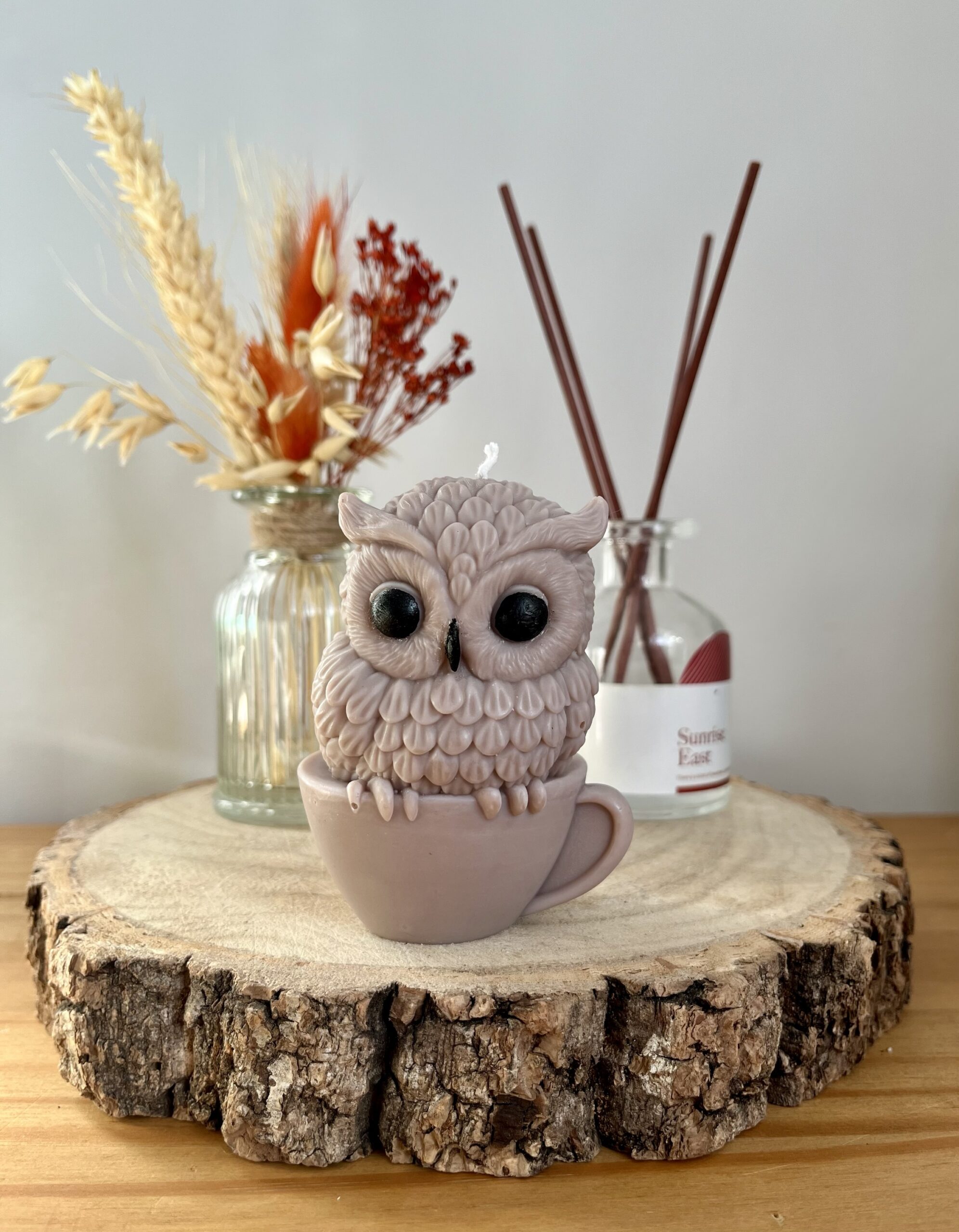 Teacup Owl Candle - Image 3