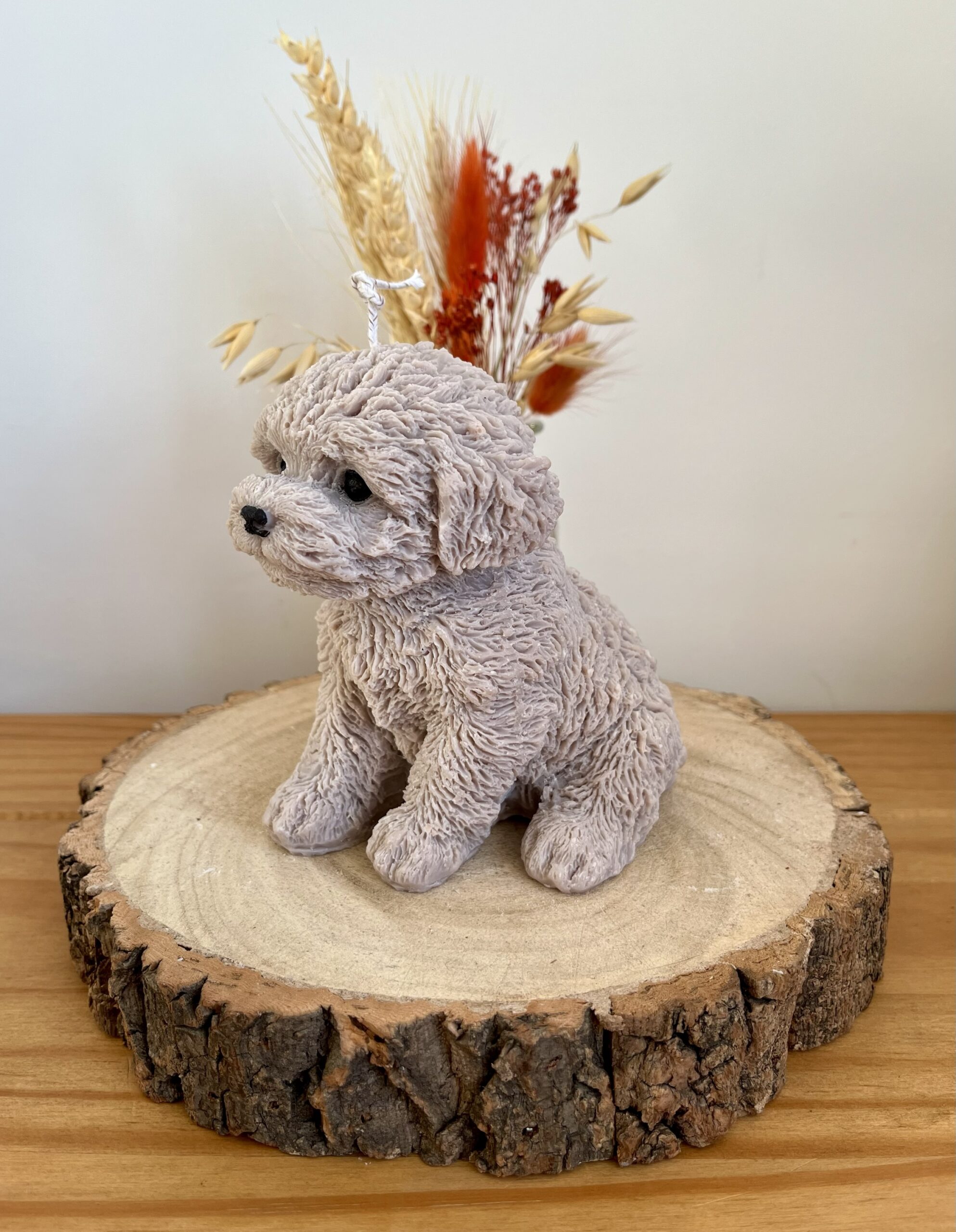Large Puppy Dog Candle - Image 2