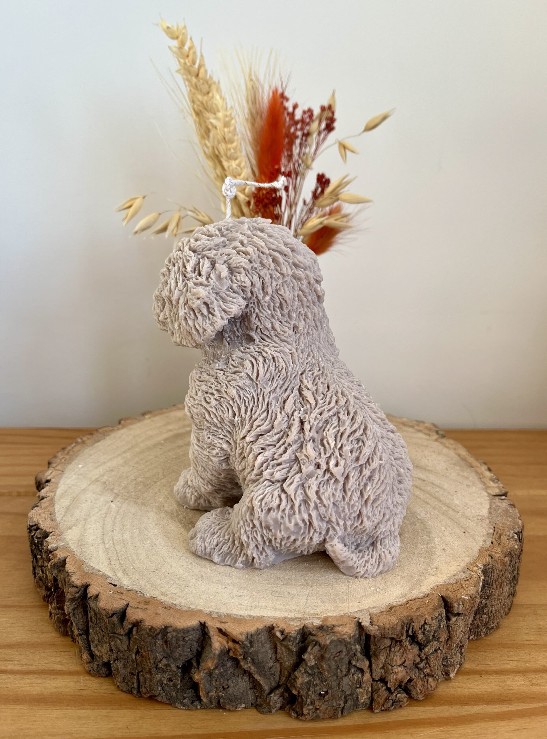 Large Puppy Dog Candle - Image 3